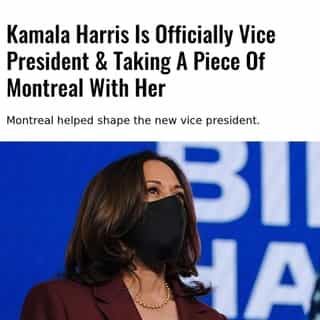 As of 12:00 p.m. on January 20, 2021, the United States officially has a new president and vice president. Kamala Harris takes office as the first female, Black and Asian-American vice president in American history.⁠
⁠
*Click the link in @mtlblog bio for the full story! ⁠
⁠
📸: @kamalaharris⁠