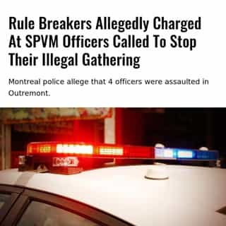 The SPVM alleges that four of its officers were assaulted Friday evening when they were called to break up an illegal gathering in Outremont.⁠
⁠
*Click the link in @mtlblog bio for the full story! ⁠
⁠
📸: Christian Ouellet via @dreamstime⁠
