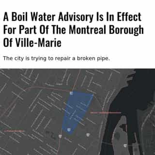 A little after noon on January 22, officials issued a boil water for part of Montreal's Ville-Marie borough.⁠
⁠
*Click the link in @mtlblog bio for the full story! ⁠
⁠
📸: Ville de Montréal Official Website⁠
