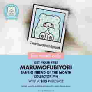 This month only! Receive this limited edition #Marumofubiyori pin for free when you purchase $35 or more at Sanrio.com and select #Sanrio stores! Visit the link in bio to learn more. 

#SanrioFOTM