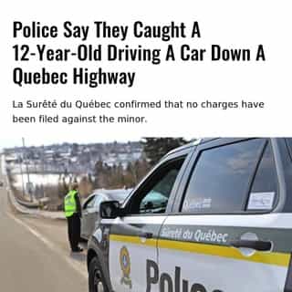 The police allegedly received a call to say that the boy had been seen operating the vehicle by himself, and they tried to intervene, according to Catherine Bernard, a representative from la Sûreté.⁠
⁠
*Click the link in @mtlblog bio for the full story! ⁠
⁠
📸: @sureteduquebec⁠
