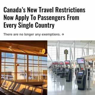 No matter where you’re flying from, you’ll need to follow Canada’s new travel restrictions to be able to enter the country.⁠
⁠
*Click the link in @mtlblog bio for the full story! 👈⁠
⁠
📸: Anjelagr & Niloo138 @dreamstime⁠