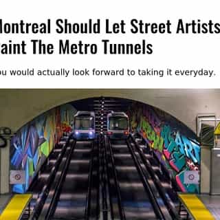 Think about it, we decorate the hell out of our stations, but we never actually bother with the tunnels. And why not?⁠
⁠
*Click the link in @mtlblog bio for the full story! ⁠
⁠
📸: AV Dezign via @flickr⁠
