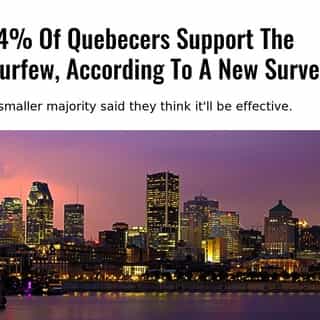 A new survey by Montreal marketing firm Leger found that three out of four Quebecers support the government's night-time curfew.⁠
⁠
*Click the link in @mtlblog bio for the full story! ⁠
⁠
📸: Martial Genest via @dreamstime⁠
