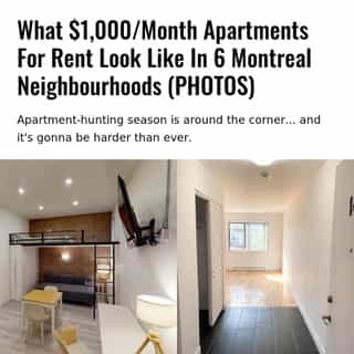 To help give you a sense of where the rental market stands, we've listed below six apartments currently for rent for around $1,000 per month.⁠
⁠
*Click the link in @mtlblog bio for the full story! ⁠
⁠
📸: @rentals.ca⁠
⁠
#montrealigers #montreality #mtlmoments #montrealcity #montreallife #mtllife