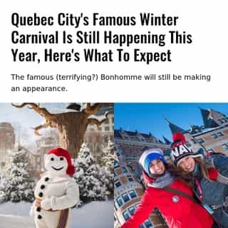 Despite pandemic lockdowns, restrictions, and a curfew, the province's most famous winter activity, the Quebec City Winter Carnival, is still on for 2021⁠
⁠
*Click the link in @mtlblog bio for the full story! ⁠
⁠
📸: Audetphoto & Armstrong Photo via @carnavaldequebec⁠
⁠
⁠
