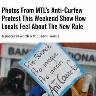 This Saturday marked one week of a four-week long Quebec curfew, starting at 8 p.m. every night. Like many other decisions made by the government over the last ten months, locals have mixed opinions on the new rule. ⁠
⁠
*Click the link in @mtlblog bio for the full story! ⁠
⁠
📸: André Querry via @flickr⁠
