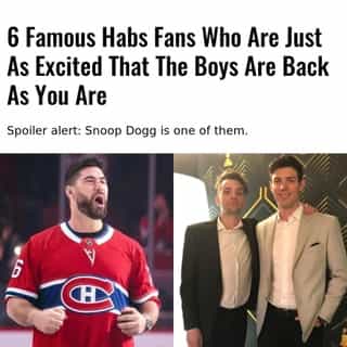 While some may have called the island home at one point or another or just love the team (not that we can blame them), we've got some pretty high-profile peeps that we can call our fellow-fans.⁠
⁠
*Click the link in @mtlblog bio for the full story! ⁠
⁠
📸: @laurentduvernaytardif & @jonathanadamsaundersbaruchel ⁠
