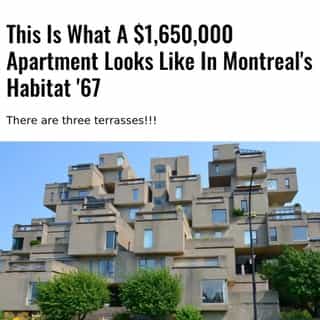 Have you ever stood by the docks at the Old Port, looked out across the water and dreamed of living in Habitat 67? Maybe you think it's ugly and want nothing to do with it, but still, you've always wondered what it's like inside. ⁠
⁠
*Click the link in @mtlblog bio for the full story! ⁠
⁠
📸: Meunierd via @dreamstime⁠
⁠
#habitat67 #montreality #montrealcity #oldport #montrealoldport⁠
