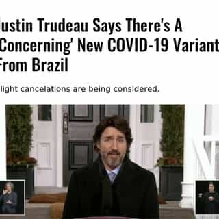 During the Prime Minister's public address on Friday, January 15, he mentioned a new Brazil COVID-19 variant which he called "concerning." ⁠
⁠
*Click the link in @narcitycanada bio for the full story! 👈⁠
⁠
📸: @justinpjtrudeau