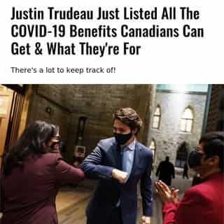 In a series of tweets, Prime Minister Justin Trudeau made sure to remind Canadians of all the support they can access and even explained the eligibility for each one. ⁠
⁠
*Click the link in @mtlblog bio for the full story! 👈⁠
⁠
📸: @justinpjtrudeau