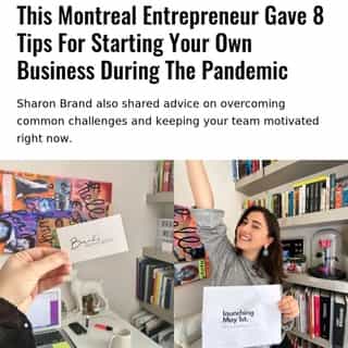 We spoke with Sharon Brand, founder of Brand's Media Group, about how to get your own business started right now.⁠
⁠
*Click the link in @mtlblog bio for the full story! ⁠
⁠
📸: @brandsmediagroup & @sharonbrand⁠

