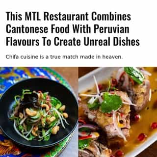 The perfect blend of traditions and flavours from two vibrant cultures. ⁠
⁠
*Click the link in @mtlblog bio for the full story! ⁠
⁠
📸: @chifamtl  ⁠
⁠
#montrealfoodie #montrealfood #mtlfoodies #mtlfood #foodiesmtl #mtlfoodie #mtleats