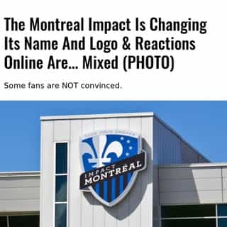 Henceforth, the team shall be known as the Club de Foot Montréal (accepted abbreviations include CF Montréal, CFM and CFMTL).⁠
⁠
*Click the link in @mtlblog bio for the full story! ⁠
⁠
📸: Bigjohn3650 via @dreamstime⁠
⁠
