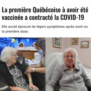 Inconnue du grand public jusqu’à tout récemment, Gisèle Lévesque, première Québécoise à avoir été vaccinée contre la COVID-19, a tout de même contracté le virus dans les dernières semaines.⁠
⁠
*Clique sur le lien dans la bio de @narcityquebec pour en savoir plus! 👈⁠
⁠
📸: Ministère de la Santé et des Services sociaux & CIUSSSCN Site Officiel⁠
⁠
