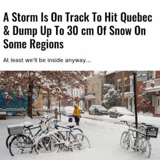 Environment Canada has issued a number of special weather statements ahead of an expected snowstorm in Quebec this weekend.⁠
⁠
*Click the link in @mtlblog bio for the full story! ⁠
⁠
📸: Marc Bruxelle via @dreamstime⁠
⁠
#quebeclife #montrealwinter #montreality #quebecregion #montrealcity