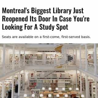 To stay up-to-date on what is and isn't available at the BAnQ, check out their FAQ page.⁠
⁠
*Click the link in @mtlblog bio for the full story! ⁠
⁠
📸: @banq_officiel ⁠
