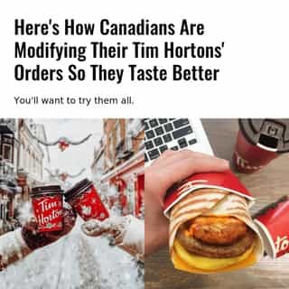 You'll definitely want to try these hacks to make your Tim Hortons' order taste so much better.☕⁠
⁠
*Click the link in @mtlblog bio for the full story! 👈⁠
⁠
📸: @liciagramm & @timhortons