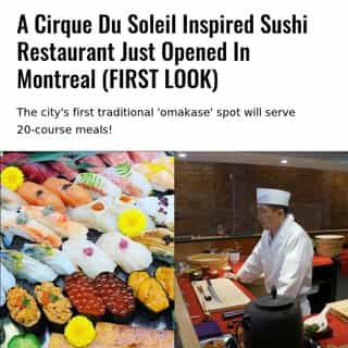 Part sushi spot and part theatre, Okeya Kyujiro promises to be an experience unlike anything the city's ever seen — or tasted — before. 🍣⁠
⁠
*Click the link in @mtlblog bio for the full story! ⁠
⁠
📸: @okeyamontreal & @mtlblog⁠
⁠
