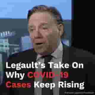 Legault gave his take on why COVID-19 cases keep rising in Quebec.⁠
⁠
"With all the efforts [...] how is it that there are so many new cases every day?"⁠
⁠
*Click the link in @mtlblog bio for the full story! ⁠
⁠
