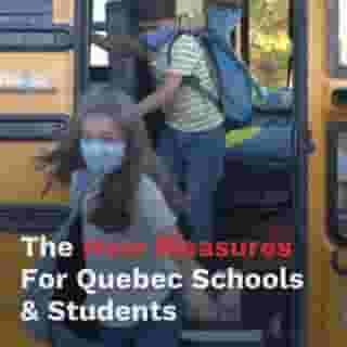 Here are the new measures for Quebec schools and students.⁠
⁠
Schools will stay open.⁠
⁠
*Click the link in @mtlblog bio for the full story! ⁠
⁠
