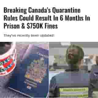 Following an update to the rules for incoming travellers, the government is reminding visitors and returning residents that the penalties for non-compliance are pretty serious.⁠
⁠
*Click the link in @mtlblog bio for the full story! ⁠
⁠
📸: Marc Bruxelle via @dreamstime & @canborder ⁠
