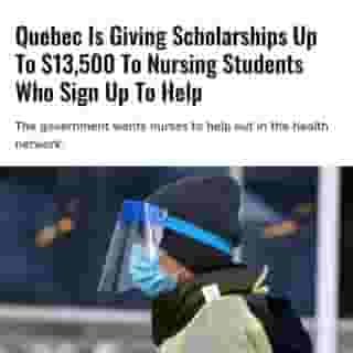 As the pandemic batters the province, Quebec is offering scholarships to nursing students who volunteer to help out in the health network.⁠
⁠
*Click the link in @mtlblog bio for the full story! ⁠
⁠
📸: Meunierd via @dreamstime⁠
⁠
