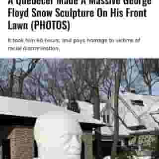 Timothée de Sandro told MTL Blog that his creation took about 60 hours to complete, between making a model out of clay and the final sculpture out of snow.⁠
⁠
*Click the link in @mtlblog bio for the full story! ⁠
⁠
📸: Courtesy of Timothée de Sandro