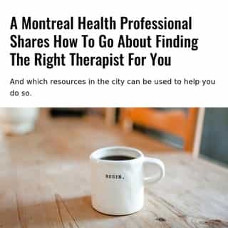 We spoke to Rebecca Murray, Director of the Montreal Therapy Centre, on how to go about starting the therapy process and what to look for along the way.⁠
⁠
*Click the link in @mtlblog bio for the full story! ⁠
⁠
📸: Danielle MacInnes via @unsplash⁠
⁠
#montrealigers #montreality #montrealcity #montreallife #montreallife