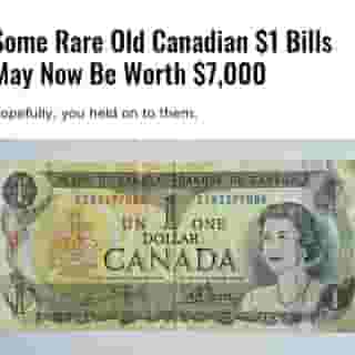 In Canada, when the old dollar bills were discontinued in 1989, some people held onto them hoping they would be worth a lot of money someday. Well, the good news is that those people may not have been so crazy. ⁠
⁠
*Click the link in @mtlblog bio for the full story! ⁠
⁠
📸: Ian Mcdonald via @dreamstime⁠
⁠
