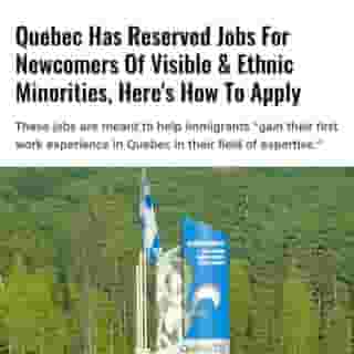 The Government of Quebec currently has a list of available jobs in Quebec reserved for immigrants of visible or ethnic minorities.⁠
⁠
*Click the link in @mtlblog bio for the full story! 