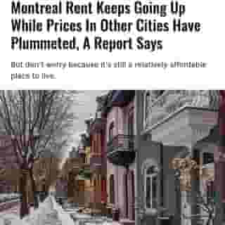 Rents continue to drop in Canada’s most expensive cities. Not so in Montreal, where rent on a "per-square-foot basis" is up 7% in 2020, according to a recent report from Rentals.ca and Bullpen Research & Consulting.⁠
⁠
*Click the link in @mtlblog bio for the full story! ⁠
⁠
📸: @dreamstime ⁠
