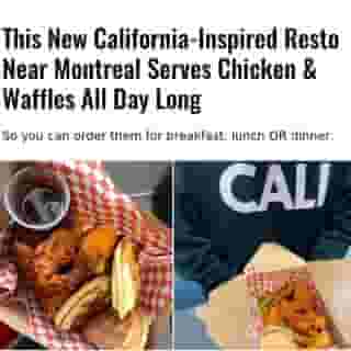 Chicken and waffles may not seem like the perfect combination, that is until you try it for yourself. And a new restaurant near Montreal has absolutely perfected this combo.⁠
⁠
⁠
*Click the link in @narcitycanada bio for the full story! 👈⁠
⁠
📸: cali.mtl