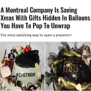 The most satisfying way to open a present!!!⁠
⁠
*Click the link in @mtlblog bio for the full story! ⁠
⁠
📸: @event.dr⁠
