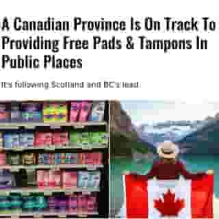 One province in Canada could be the next region to provide free menstrual products in schools and public spaces.⁠
⁠
*Click the link in @narcitycanada bio for the full story! 👈⁠
⁠
📸: Wolfmann @wikicommons & Andre Furtado via @pexels