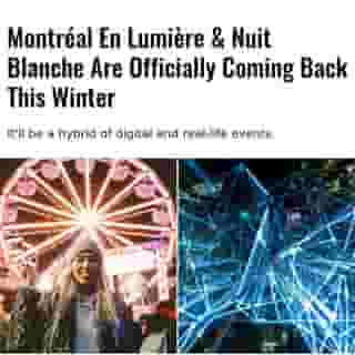 The epic all-night arts festival — which typically consists of free events like exhibitions, DJ dance parties and access to museums — is a go!⁠
⁠
*Click the link in @mtlblog bio for the full story! ⁠
⁠
📸: @fafakhan & @nuitblanchemtl ⁠
⁠
#montrealigers #montreality #mtlmoments #montrealcity #montreallife #montrealfood #montrealjetaime #nuitblanche