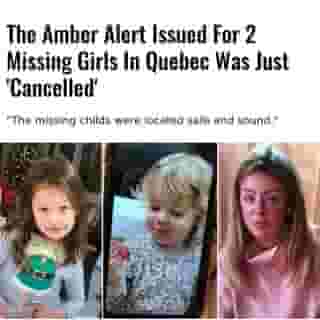 The Sûreté du Québec (SQ) assured the province that the two young girls have been located.⁠
⁠
*Click the link in @mtlblog bio for the full story.⁠
⁠
📸: Amber Alert⁠
