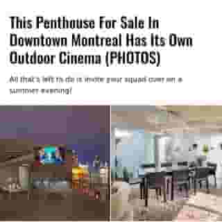 The next owner will be able to plan the most original evenings ever with the big screen and the downtown skyline in the background.⁠
⁠
*Click the link in @mtlblog bio for the full story! ⁠
⁠
📸: @engelvoelkershq⁠
⁠
#montrealcity #montreality #montrealrealestate #montrealcondos⁠
