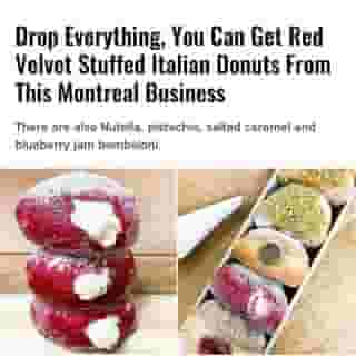 From now until Christmas, customers can also get their hands on the unique red velvet and apple pie bomboloni. 🤤⁠
⁠
*Click the link in @mtlblog bio for the full story! ⁠
⁠
📸: @bomboloniboss⁠
⁠
#montreal #montrealfoodie #mtlfoodie #mtleats #montreality ⁠
⁠
