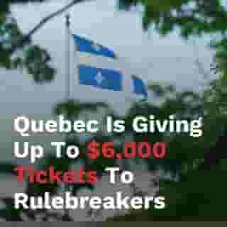 'Warning period is over:' Quebec is handing out more tickets up to $6,000 for rulebreakers.⁠
⁠
"There will no longer be warnings, there will be penalties."⁠
⁠
*Click the link in @mtlblog bio for the full story! ⁠
⁠
⁠
