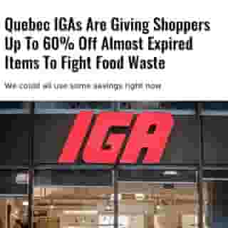 Quebec IGA grocery stores are offering customers a way to save money and save food that would otherwise be wasted. ⁠
⁠
*Click the link in @mtlblog bio for the full story! ⁠
⁠
📸: Jerome Cid via @dreamstime⁠
⁠
#montrealigers #montreality #montrealcity #montreallife #quebeclife #iga