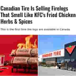 If you ever wanted to ditch traditional winter scents... 😆⁠
⁠
*Click the link in @mtlblog bio for the full story! ⁠
⁠
📸: @kfc_canada & Valentino Visentini via @dreamstime⁠
⁠
#canadiantire #firelog #montrealigers #montreality #mtlmoments #holidayfire