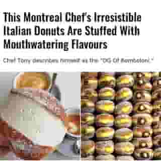 Chef Tony Rinaldi of Montreal is known as the OG IG of Bomboloni for his creations that are not only gorgeous but are incredibly tasty. 🤤⁠
⁠
*Click the link in @mtlblog bio for the full story! ⁠
⁠
📸: @cheftonyrinaldi ⁠
⁠
#montrealigers #montreality #mtlmoments #montrealcity #montreallife #montrealfood #montrealfoodie #mtlfoodie #mtleats