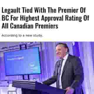 A new study conducted by Angus Reid Institute reveals that our dearest Premier Francois Legault is among one of the highest approved premiers in the country.⁠
⁠
*Click the link in @mtlblog bio for the full story! ⁠
⁠
📸: @francoislegault.pm⁠
⁠
#montrealigers #montreality #mtlmoments #montrealcity #montreallife #quebeclife #jetaimelife