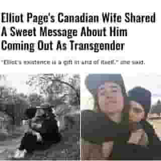 She also wrote that trans, queer and non-binary individuals "are a gift to this world."⁠
⁠
*Click the link in @mtlblog bio for the full story! 👈⁠
⁠
📸: @elliotpage & @emmaportner 