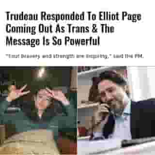 Prime Minister Justin Trudeau has shared a powerful message of support with Elliot Page, after the Juno star came out as trans on Tuesday.⁠
⁠
*Click the link in @mtlblog bio for the full story! 👈⁠
⁠
📸: @elliotpage & @justinpjtrudeau