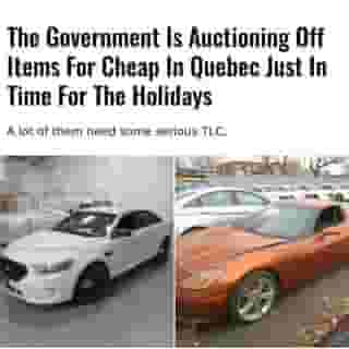 Searching for an out-of-the-box holiday gift for someone in your life? Look no further than GC Surplus, the site where the Government of Canada auctions off seized and surplus items in its possession to the general public.⁠
⁠
*Click the link in @mtlblog bio for the full story! ⁠
⁠
📸: GC Surplus Official Website⁠
⁠
#christmasgiftsideas #christmasgiftidea #quebeclife #montreality #montreallife⁠
