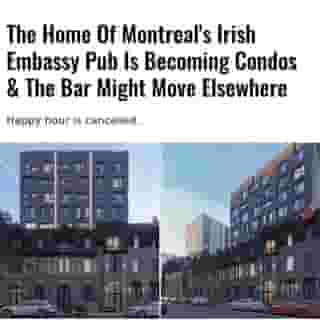 A happy hour destination for Montrealers is being turned into condos.⁠
⁠
*Click the link in @mtlblog bio for the full story! ⁠
⁠
📸: Courtesy of Bishop Embassy⁠
⁠
#montrealigers #montreality #mtlmoments #montrealcity #montreallife #jetaimemontreal