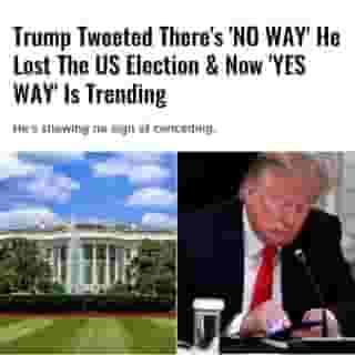 He's showing no sign of conceding.⁠
⁠
*Click the link in @narcitycanada bio for the full story! 👈⁠
⁠
📸: @wikicommons & @realdonaldtrump