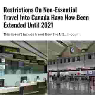 As COVID-19 cases continue to climb, the federal government has extended Canada's restrictions on non-essential travel until early 2021.⁠
⁠
*Click the link in @mtlblog bio for the full story! 👈⁠
⁠
📸: @canborder & Jwpnw via @dreamstime⁠
⁠
#canadanews #travelcanada #canadiantraveller